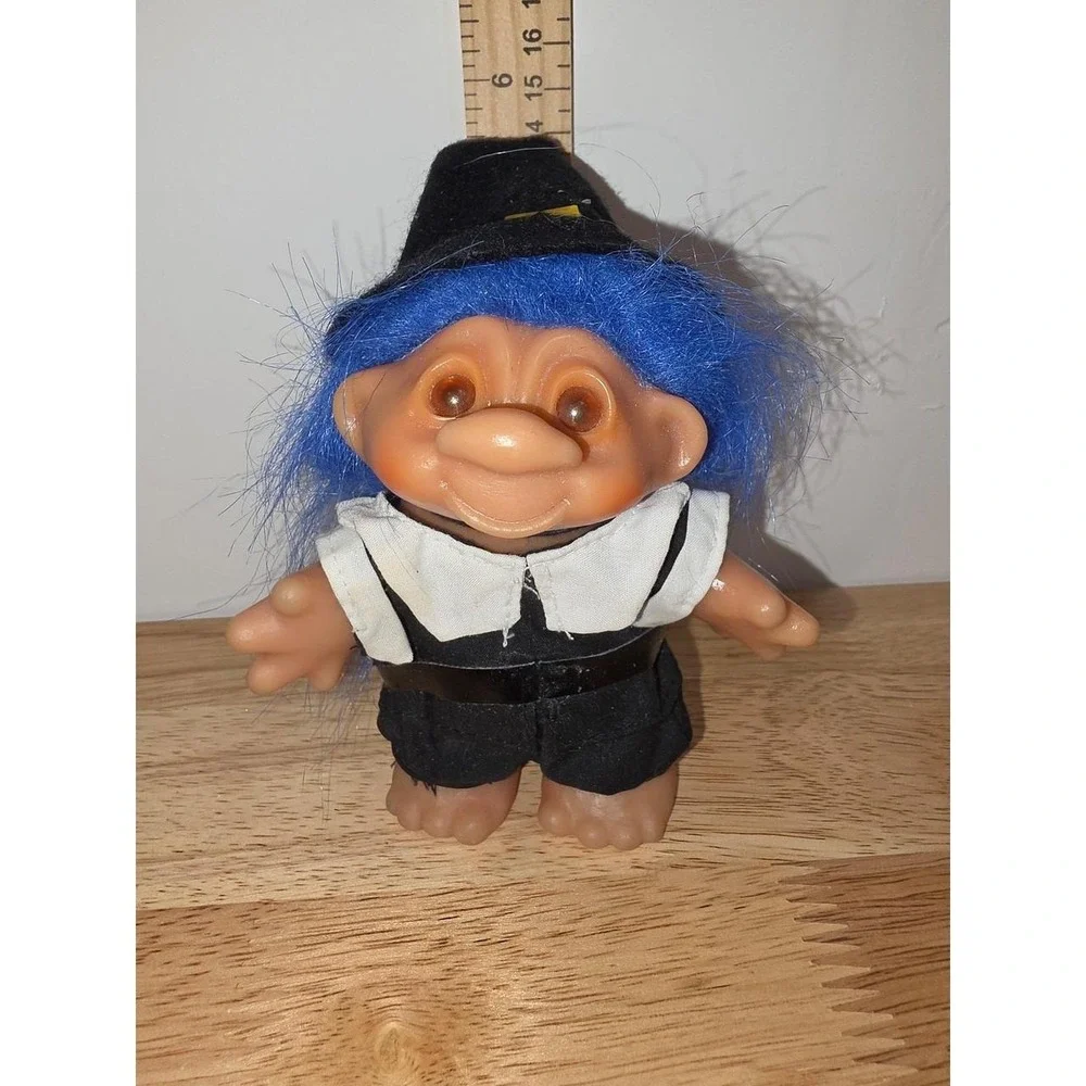 vintage blue-haired troll doll appears collectible toy DAM Norfin
